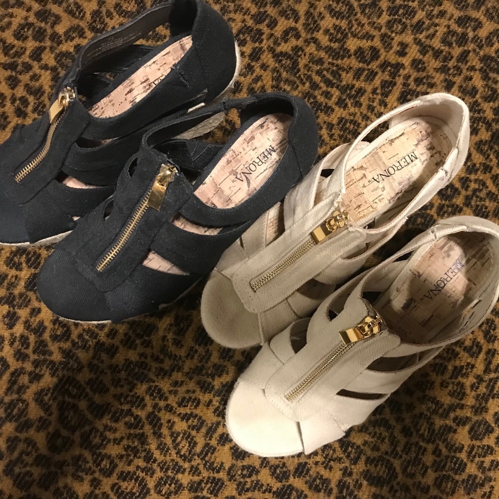 Target Merona Wedges 2 pair